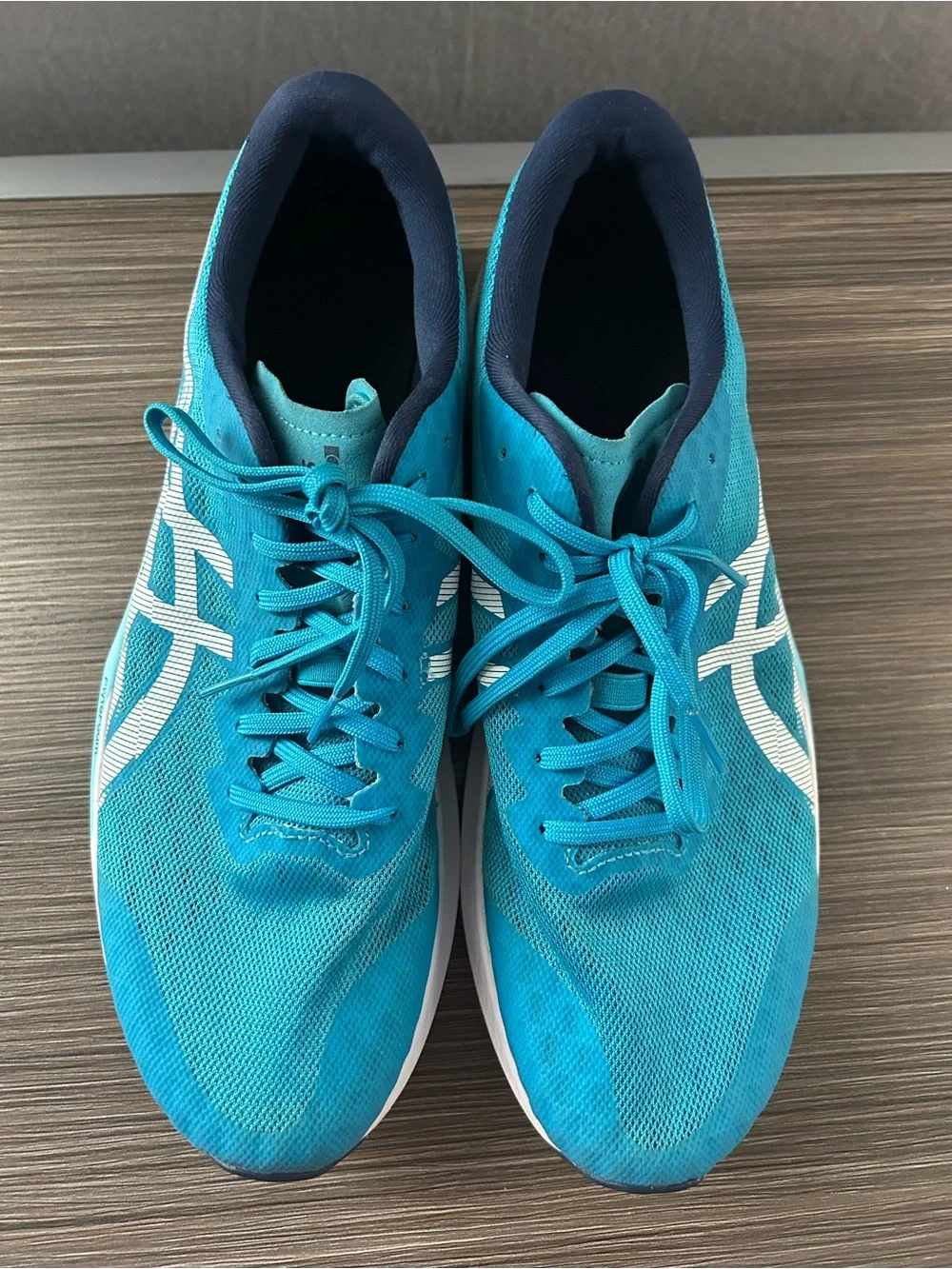 Asics Hyper Speed 4 Men Running Shoes Aqua Sea Flyte Foam 1011B874 Size 11.5